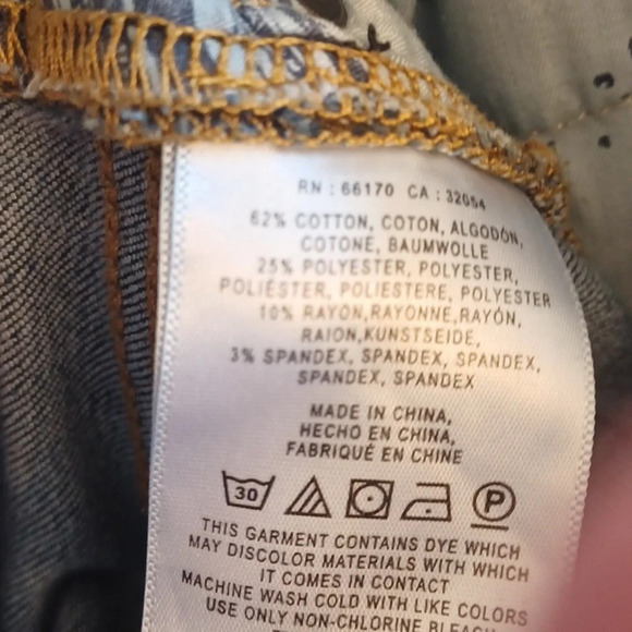 Pilcro by Anthropologie jeans High rise legging size 25 - Picture 9 of 10